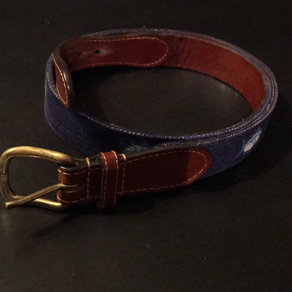 Smathers & Branson w/SouthernTide Needlepoint Belt